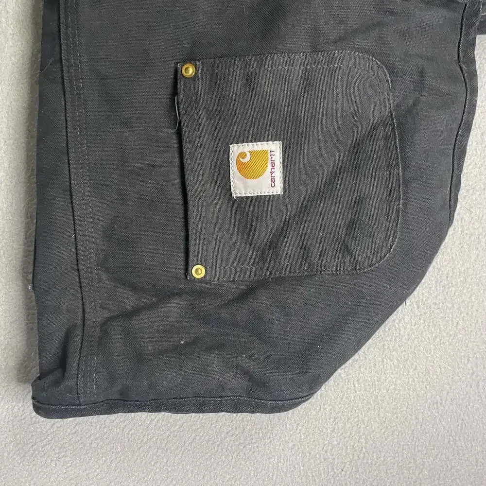 Carhartt Firm Duck Insulated Dog Chore Coat Black Measurements in photos